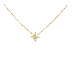 Scream Pretty - Gold Plated Starburst Necklace With Slider Clasp