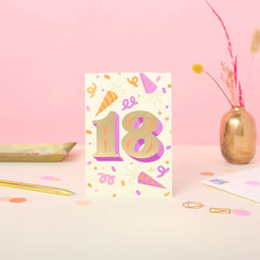 Ricicle Cards Age 18 Birthday Card