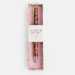 Caroline Gardner - Leopard Print Boxed Pen