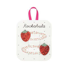 Rockahula Kids Strawberry Clips Red