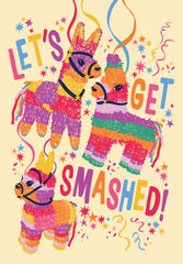 Cath Tate - Let’s Get Smashed Greetings Card