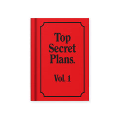 Ohh Deer Top Secret Plans A7 Fabric Hardback Notebook