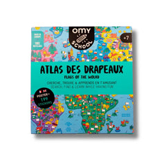 OMY-Maison Giant Poster - Atlas Flags of The World