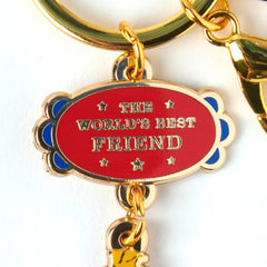 Peanuts World's Best Keyring Friend