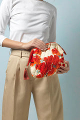 One Hundred Stars Velvet Pouch Acer Red