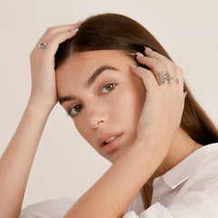 Moments Trinity Silver Ring