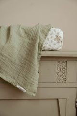 The Little Dutch Swaddle Sage - 120cm x 120cm