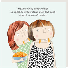 Rosie Made A Thing Card- Clean