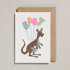 Petra Boase Riso Kangaroo Baby Card