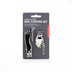 Kikkerland Hand & Foot Nail Clippers Set