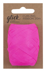 Glick Curling Ribbon Neon Pink