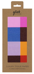 Glick Colourful Check Luxury Tissue Paper