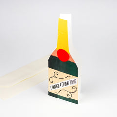 Hadley Champagne Congratulations Card