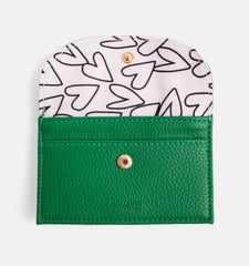 Caroline Gardner Green Card Holder Coin Purse