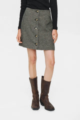 Numph Avey Mini Skirt - Caviar