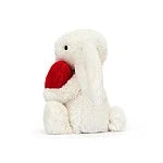 Bashful Red Love Heart Bunny - Medium