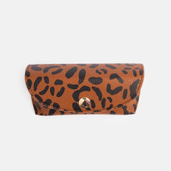 Caroline Gardner - Leopard Print Flap Glasses Case