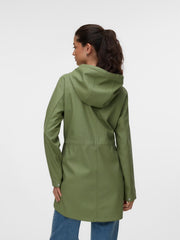 Vero Moda Malou Coated Jacket - Oil Green