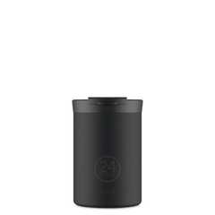 24Bottles Travel Tumbler 350 Stone Tuxedo Black