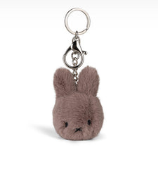 Miffy Fuzzy Taupe Keyring