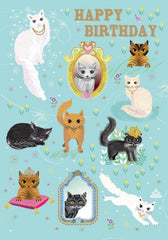 Roger La Borde Precious Cats Birthday Card