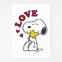 Peanuts Tea Towel - Love