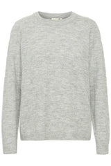 Fransa- Frellis Pullover Light Grey melange