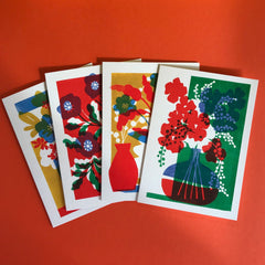 Pressed And Folded Flora 2 Greeting Card