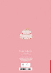 Roger La Borde Poodle Pink Birthday Card