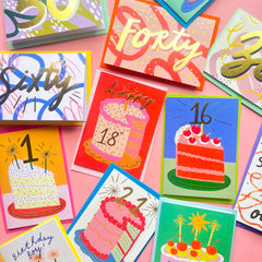 Kerrie Illustrates Age 50 Birthday Card