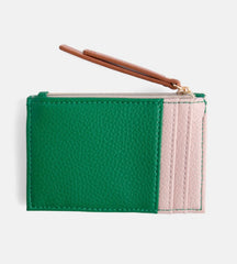 Caroline Gardner Green Card Holder Coin Purse
