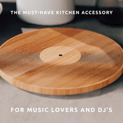 Pikki Bamboo Record Cutting Board