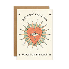 Cai & Jo Sending Love on Your Birthday Card