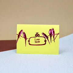 Ark Love Birds Mini Greeting Card