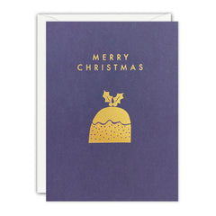 James Ellis Gold Pudding Christmas Mini Card