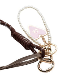 Numph Nutali Bag Charm - Taupe Gray