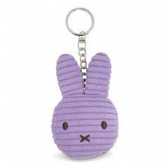 Miffy Eco Flat Keychain - Corduroy Lilac 10cm