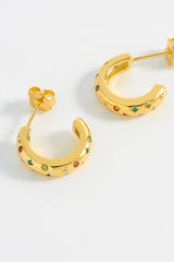 Estella Bartlett Chubby Rainbow Celestial Hoops