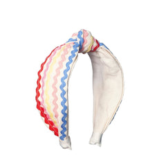 Rockahula Ric Rac Rainbow Knotted Headband