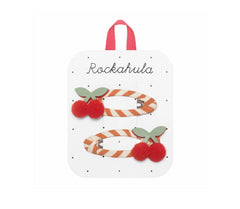 Rockahula Stripy Cherry Clips