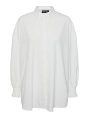 Pieces Allie Smock Shirt - Bright White