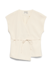 Aware Vannah Tailored Waistcoat- White/ Birch