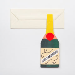 Hadley Champagne Congratulations Card