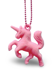 90's Fuzzy Unicorn Necklace