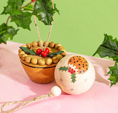 Sass and Belle - Wooden Mince Pie Bauble