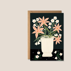 Kiran Ravilious Wedgewood Vase With Flowers Card