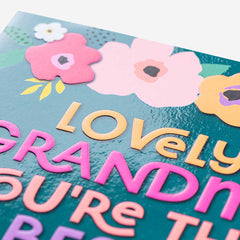 Pigment Productions Best Grandma Floral Birthday Card