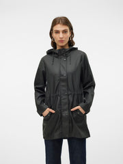 Vero Moda Malou Coated Jacket - Black