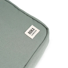 Roka Bond Recycled Canvas Pewter Bag