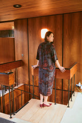 One Hundred Stars Pagoda Pewter Rachel Dress